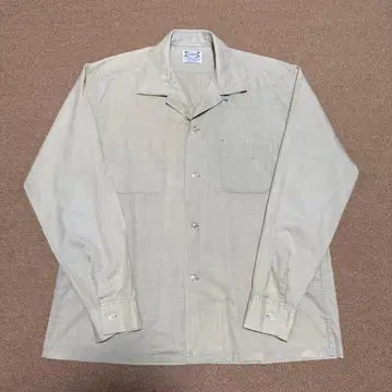 60s 필그림 오픈 카라 셔츠 L