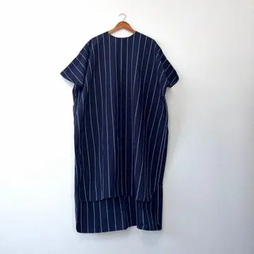 ichi 코튼 린넨 스트라이프 원피스 일본제