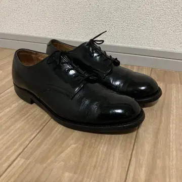 us navy 서비스 신발 7 1/2 W 80s 미군 가죽 신발 DPSC