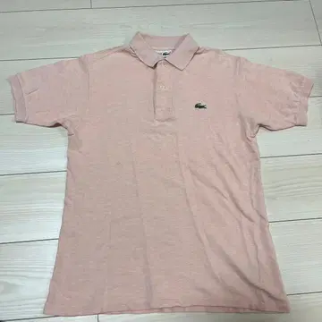 LACOSTE 라코스테 피케 셔츠 핑크 사이즈 3