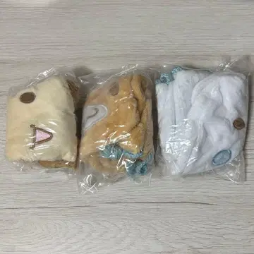 시나모롤 폭신폭신 복조리 쉬폰 카푸치노 밀크 가챠가챠 3점