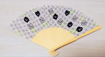 [ 미사용품 ] Suica 펭귄 부채 칠보