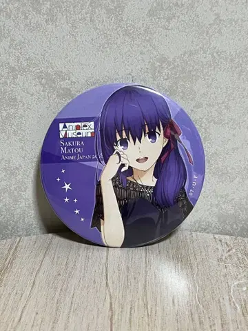Fate FN 애니 재팬 2018 한정판 마토 사쿠라 캔뱃지