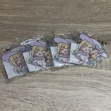 Vspo 아이자와 에마 연결 아크릴 키링 4개 세트