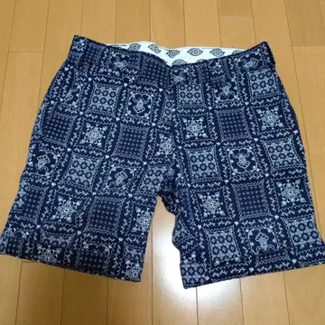 Dickies 반다나 패턴 숏팬츠 32인치