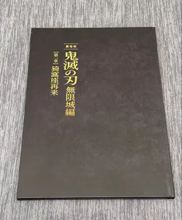 극장판 귀멸의 칼날 무한성편 제1장 아카자 재래 럭셔리판 팜플렛