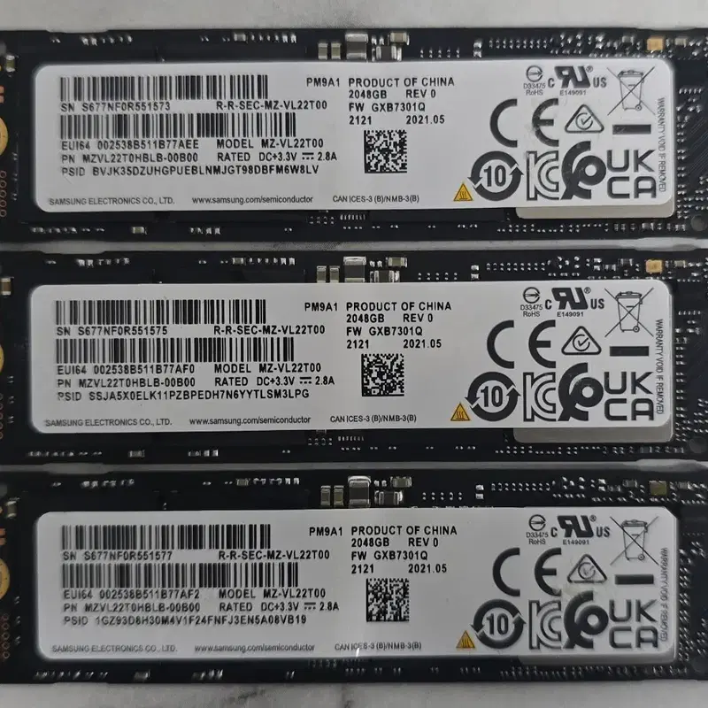 삼성 980 PRO OEM PM9A1 NVMe SSD 2TB