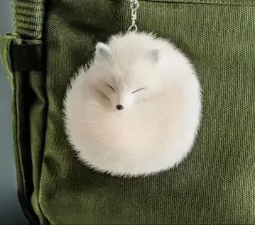 복슬복슬 여우 키링 백참