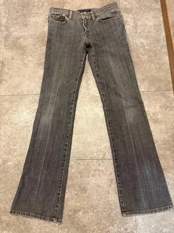 랄프 로렌 부츠컷 데님 그레이 y2k 헤이세이 갸루