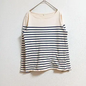 무인양품 MUJI 긴팔 보더 T셔츠 S사이즈 롱티