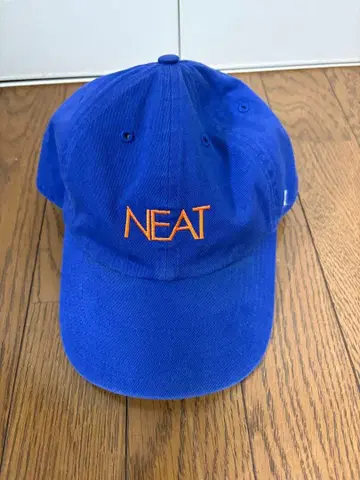 47 니트 NEAT 블루 모자 캡 CAP