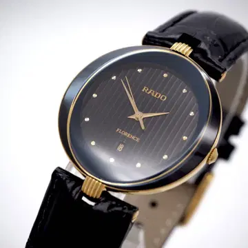 379 가동 RADO 시계 남성용 Florence 블랙 보이즈