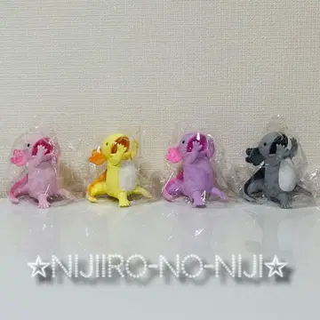 가챠가챠 덥석! 우파루파 피규어 펜꽂이 전 4종 세트