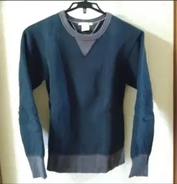 BARNS 반스 BR-3000 크루 양V 맨투맨 블랙