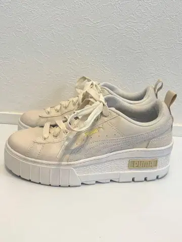 PUMA MAYZE WEDGE PASTEL 24.5cm 통굽 스니커즈
