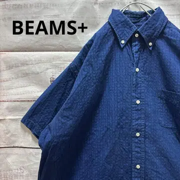 BEAMS+ B.D. 페이드 인디고 클래식 핏
