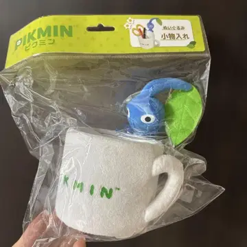 새상품 즉시 발송 PIKMIN 봉제 인형 소품함 파랑 피크민