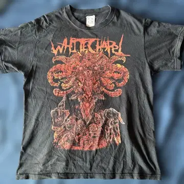 WHITECHAPEL 밴드 티셔츠 데스메탈