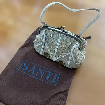 SANTI 파티 백 비즈 스팽글 골드