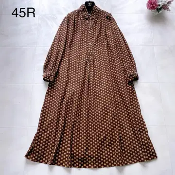 새상품급 23SS 45R 시가도트 프린트 드레스 셔츠 원피스