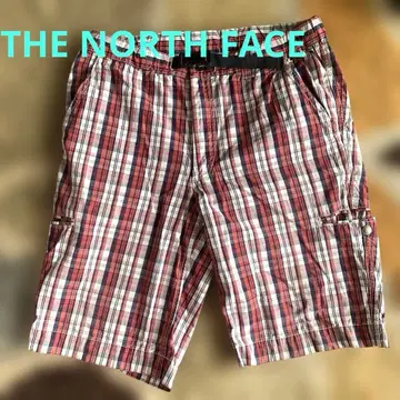THE NORTH FACE 체크 무늬 숏팬츠 M