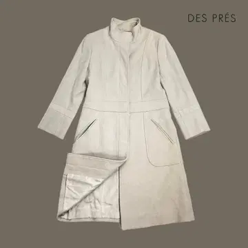 00T503 DES PRES 스탠드 카라 로그 코트 아우터 가을/겨울