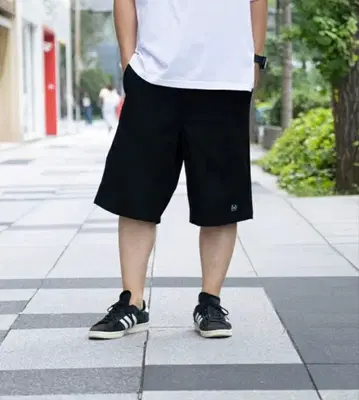 기나시 사이클 6부 기장 워크 팬츠 네이비 XL 미사용 새상품