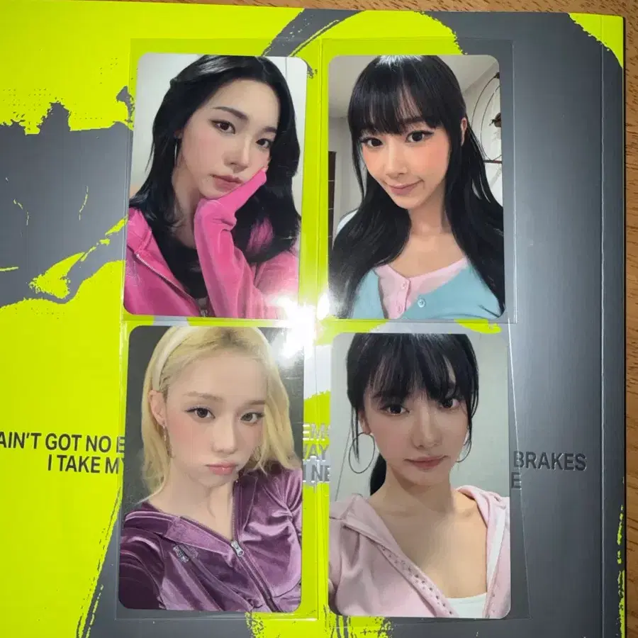 Aespa Lemonade Makestar unreleased photocard | Karina, Giselle