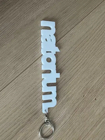 나토리 natorium 아크릴 키링 마찰 화이트 화이트