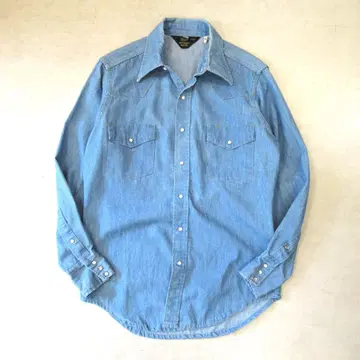 70S SEARS 시어스 데님 웨스턴 셔츠 15 1/2 M 구제 의류