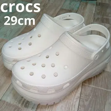 새상품급 crocs 29.0 에어 쿠션 하이 밑창 메가 크러쉬 통굽