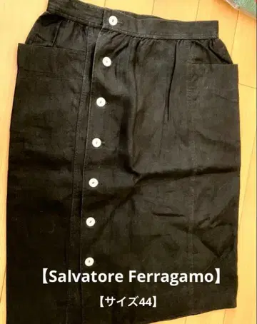 [ Salvatore Ferragamo ] 린넨 타이트 스커트