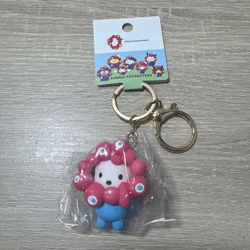 오사카 엑스포 산리오 먀쿠먀쿠 입체 마스코트 키링 포차코