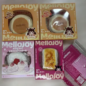 Mellojoy 스퀴즈 4세트 홀 케이크 구운 떡 수플레 새상품