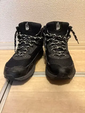 키즈 THE NORTH FACE 트레킹 슈즈 블랙 20cm
