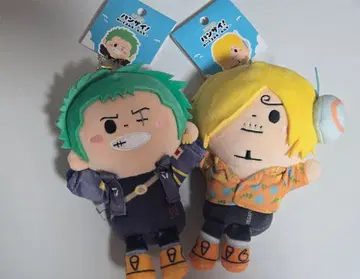 원피스 만세! 봉제 인형 키링 조로 상디