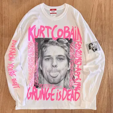 시카리오 카르텔 커트 코베인 긴팔 T셔츠 NIRVANA