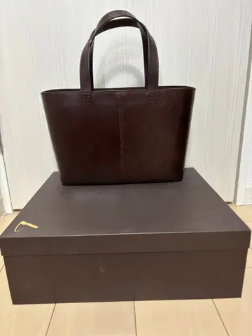 츠치야 가방 가죽 토트백