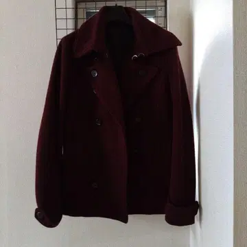 P코트 더블 버튼 보르도 [ NO ID. ]