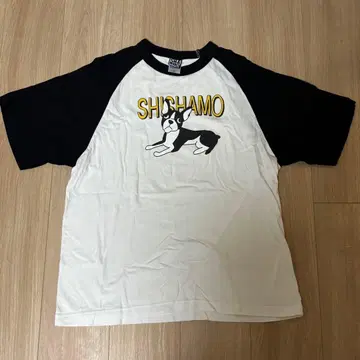 [ SHISHAMO ] 래글런 티셔츠 보스턴 테리어 M 사이즈