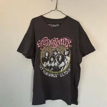 AEROSMITH 에어로스미스 밴드 티셔츠 구제 의류