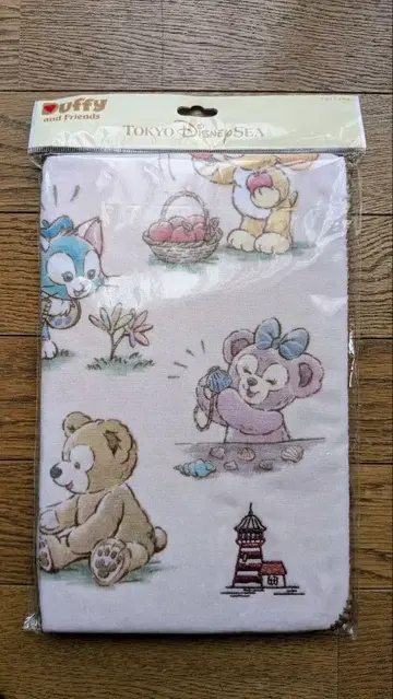도쿄디즈니씨 더피앤프렌즈 페이스 타월