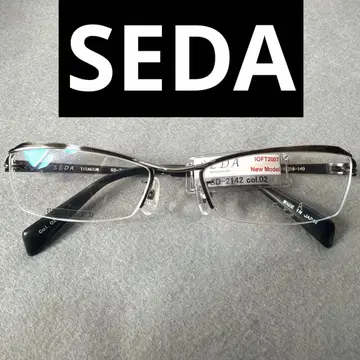 미사용 새상품 사바에 SEDA 하프림 티타늄 안경 SD-2142