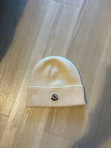 Moncler 니트 모자 비니 화이트