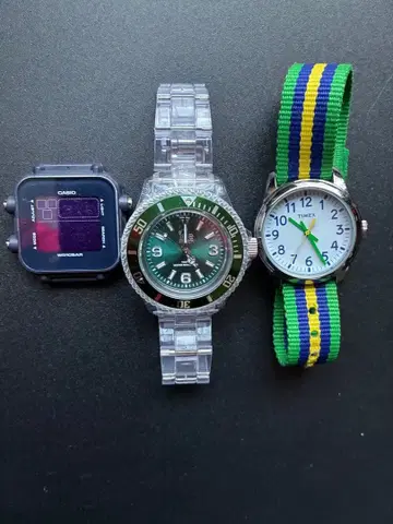 CASIO TIMEX ICE-WATCH 손목시계 3세트