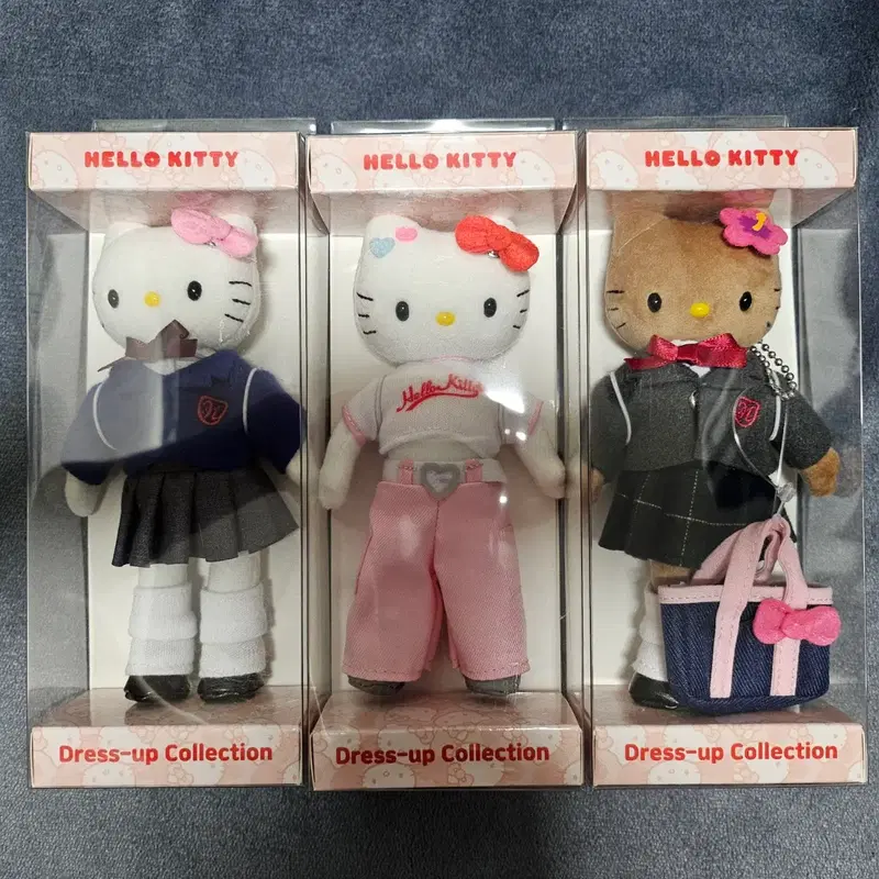(일괄) 헬로키티 드레스업 키티 인형 키링 롱다리 키티