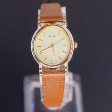 [ 작동품 ] SEIKO 여성용 손목시계 벨트 새상품 배터리 교환 완료