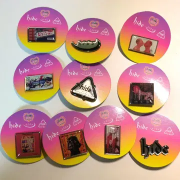 hide CD 자켓 & 로고 컬렉션 핀즈 캡슐 컴플리트 세트