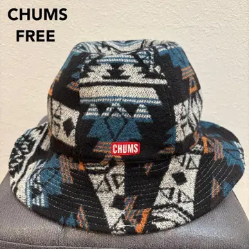 CHUMS 버킷햇 네이티브 무늬 프리 사이즈 리버서블