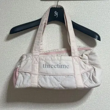 Threetimes 쓰리타임즈 Bebe sport bag pink
